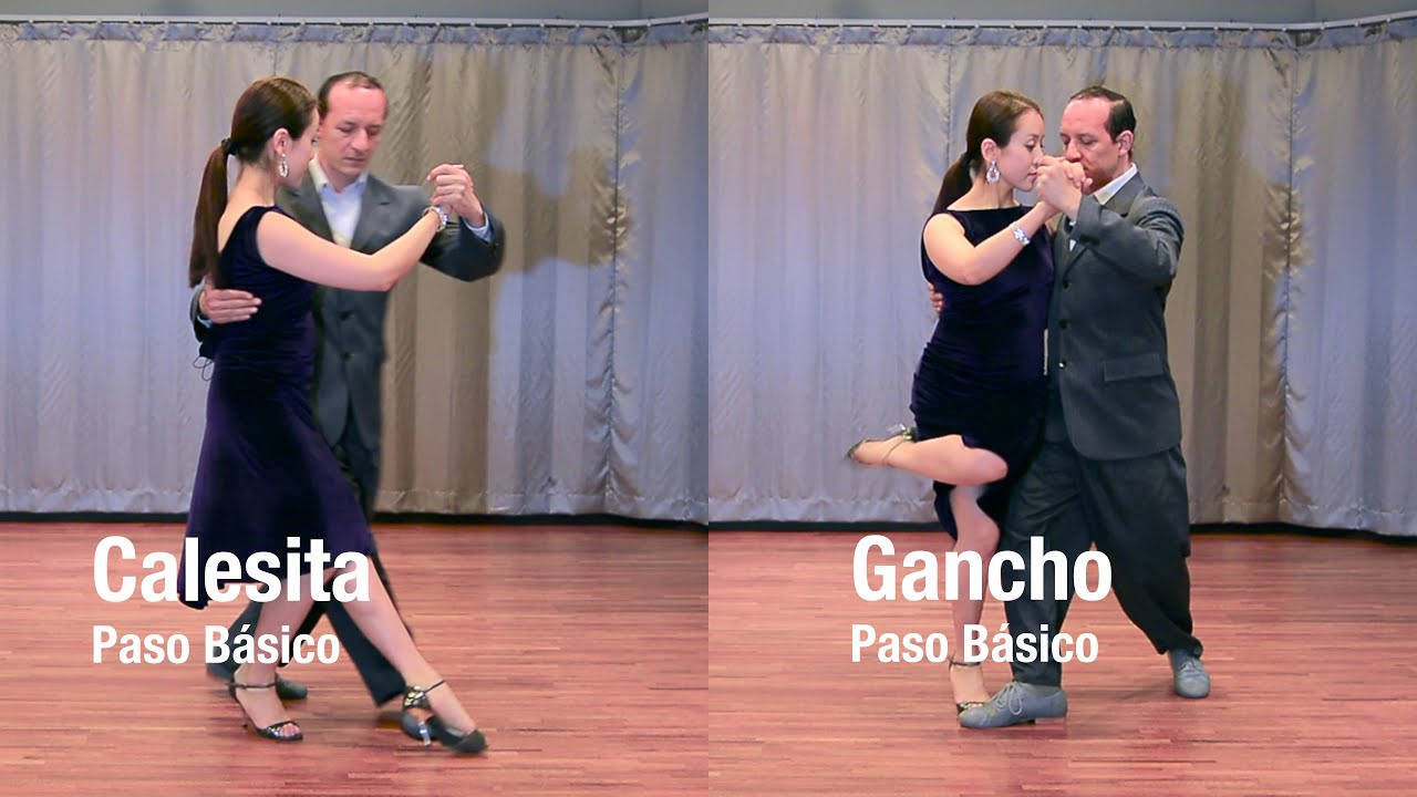 1분탱고 기초완성 10 / 깔레시따, 간초, Calesita y Gancho, 기초스탭 및 자세 Paso Básico