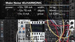 Video thumbnail for Make Noise tELHARMONIC 1/5: Overview; Setting Up (LMS EE) by Chris Meyer: Learning Modular + Alias Zone