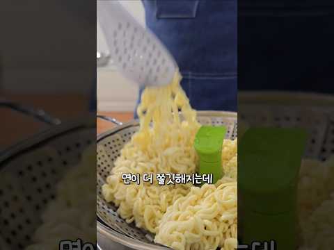 쪄서 만든 쫄깃하고 맛있는 짜파게티 #자취요리