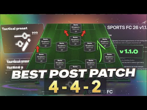 NEW FC 26 POST PATCH! The UNSTOPPABLE 4-4-2 Tactics Pros HIDE From You!🔥