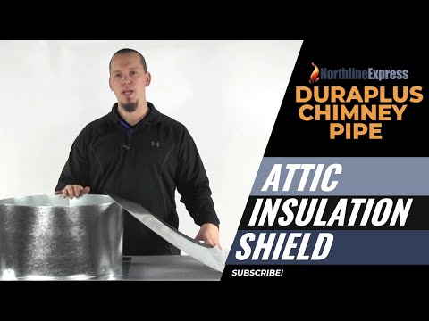 DuraPlus Chimney Pipe - Attic Insulation Shield