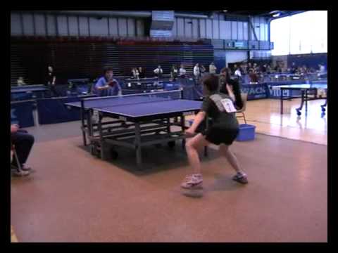 QIOU JIN WEI vs SUPER TOTOR - 2 SETS 1/2 FINALE du BERNARD JEU 2008-2009