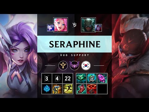 Seraphine Support vs Pyke - KR Master Patch 25.15