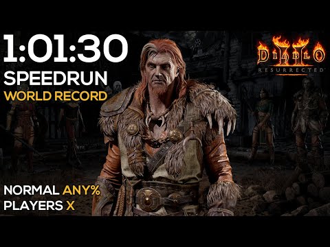 ALMOST SUB 1 HOUR DRUID SPEEDRUN - WORLD RECORD 1:01:30 IGT | 1:02:21 RTA | DIABLO 2 RESURRECTED