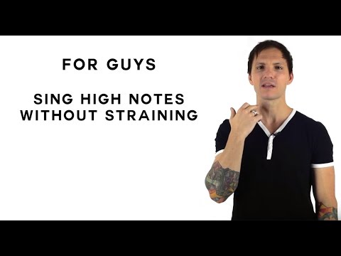 How to Sing High Notes for Guys Without Straining
