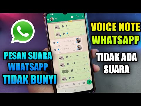 Cara mengatasi voice note WhatsApp tidak ada suara | Pesan suara WhatsApp tidak bunyi