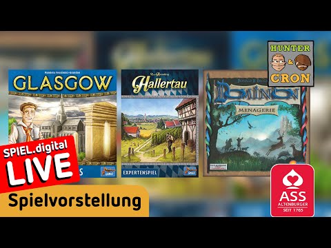 Dominion: Menagerie, Hallertau, Glasgow - Spielvorstellung - Brettspiel - ASS Altenburger + Lookout