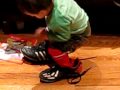 Danny Tries On Daddy S Soccer Shoes