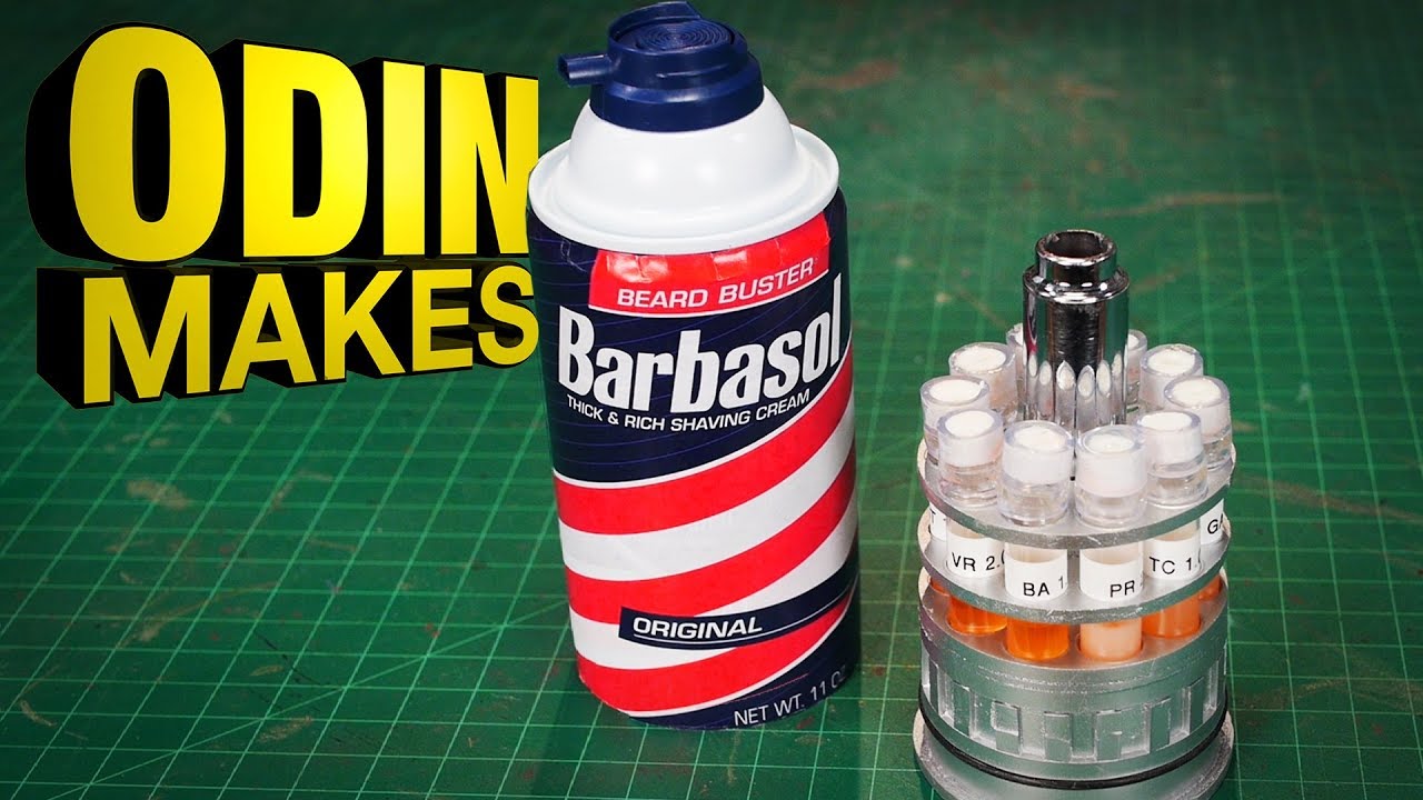 Watch Now Odin Makes: Barbasol Cryocan from Jurassic Park Odin Makes: Barbasol Cryocan from Jurassic Park