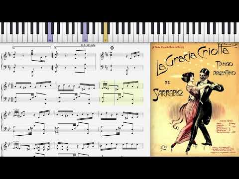 La Gracia Criolla by M. Sarrablo (1913, Tango piano solo)