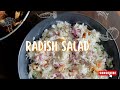 Rabu Salad I Radish Salad I Rabu Recipes I Quick & Easy