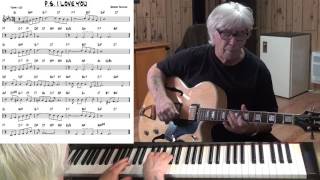 P.S. I LOVE YOU - Jazz guitar & piano cover ( Gordon Jenkins )