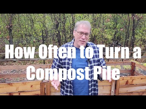 How often to turn a compost pile