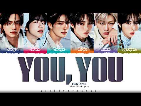 TWS 'You, You' Lyrics (투어스 널 따라가 가사) [Color Coded Han_Rom_Eng] | ShadowByYoongi