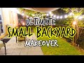 ULTIMATE SMALL BACKYARD MAKEOVER DIY PATIO RENTER FRIENDLY