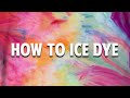 How to Create Stunning Fabrics Using the Ice Dye Method