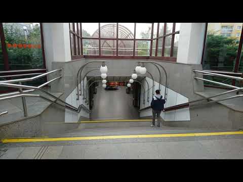 Lužiny stanice metra Praha 2016 Prague Metro