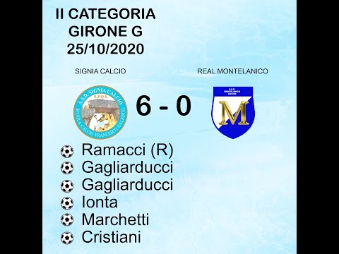 I giornata II categoria girone G - Signia Calcio vs Real Montelanico