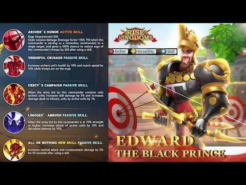 EDWARD SKILLS FIRST REVIEW - Rise of Kingdoms