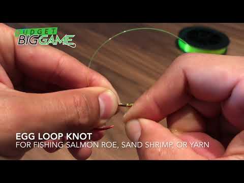 Fishing Knots - Egg Loop Knot (Wrap Method)