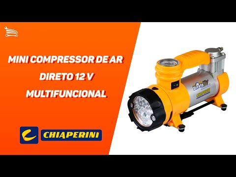 Mini compressor de Ar Direto 12 V Multifuncional - Video