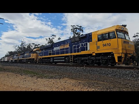 2PM5 PN up "Linfox Express #1" (3x 94s, 83P), Perth to Melbourne, 1610, 4/12/25, Deep Lead VIC 