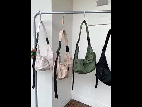 韓版休閒尼龍 大容量時尚斜挎包 百搭單肩包 604