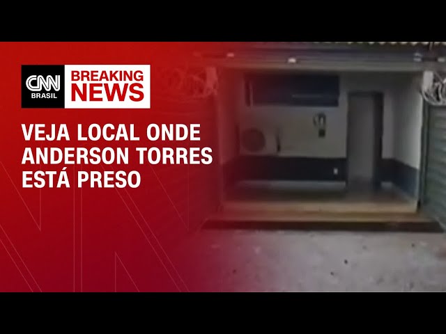 Veja local onde Anderson Torres está preso | BASTIDORES CNN
