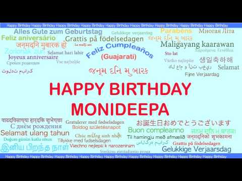 Monideepa   Languages Idiomas - Happy Birthday