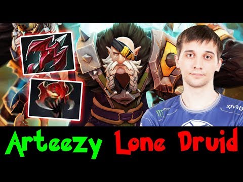 Arteezy Plays Lone Druid Mad Beer - Arteezy MSS Mason vs DeMoN -  FACEIT League DOTA 2