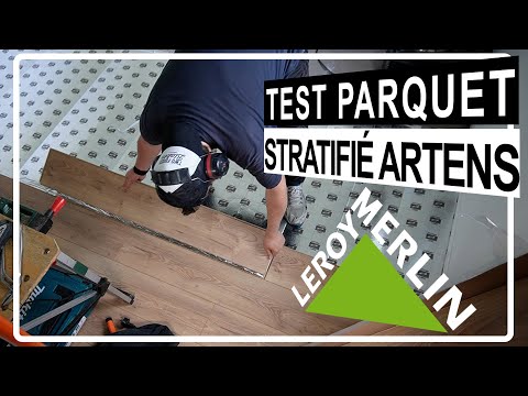 Je teste un parquet Leroy merlin Artens et c'est ... excellent !