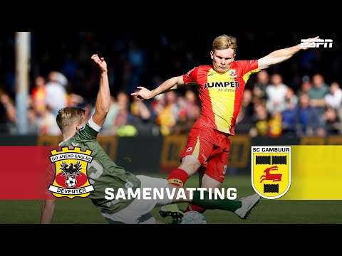 KELDERKRAKER: veel SCHOTEN, veel GOALS?! 👀 | Samenvatting Go Ahead Eagles - SC Cambuur