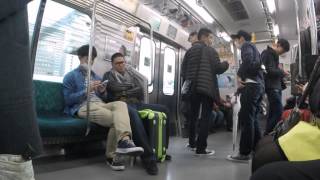2015-04-11 On the train, Tokyo