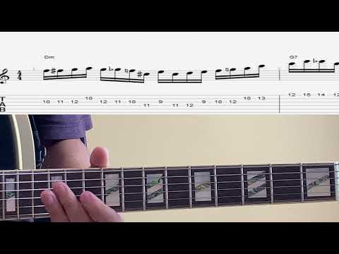 [Fast Phrase] 2-5-1 Jazz Lick  + Brief Analysis