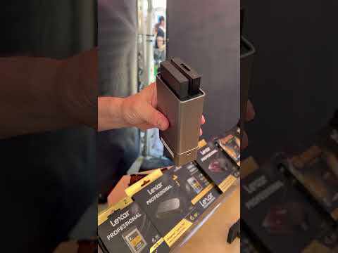 We're loving Lexar's Workflow Go & Go SSD at Cinegear @lexarmemory #lexar