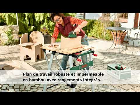 Etabli pliant PWB 600 - charge 200kg - 0603B05200 BOSCH