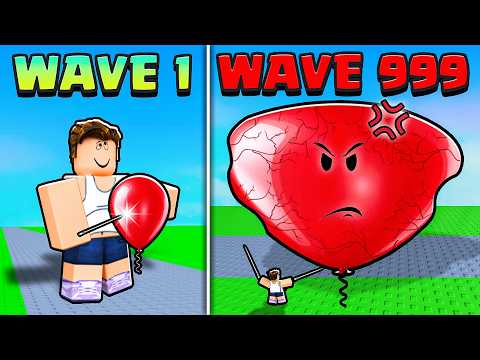 Popping the BIGGEST BALLOON EVER.. (Roblox Pop a Balloon)