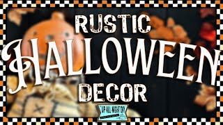 Rustic Pumpkin Boy & Trick or Treat Bucket ~ Rustic Wednesday but on Saturday