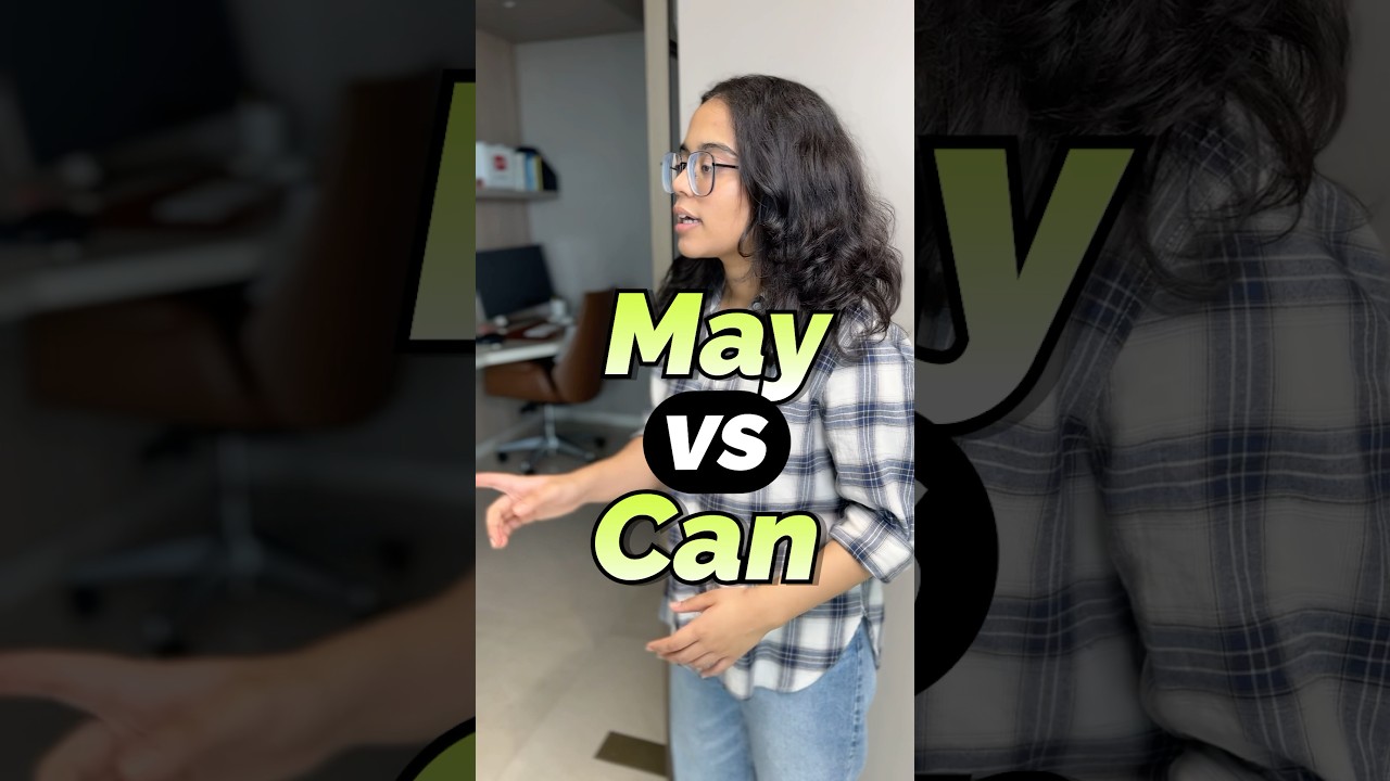 Can Vs May Explained | Sound More Polite In English Instantly! Learn English With Ananya #letstalk