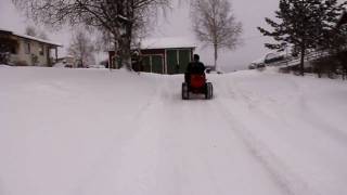 preview picture of video 'Snowploughing in Norway with Jacobsen Chief 1200'