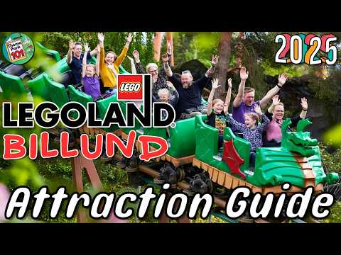 LEGOLAND Billund RIDES & ATTRACTIONS - 2025 - First & ORIGINAL Legoland in Denmark