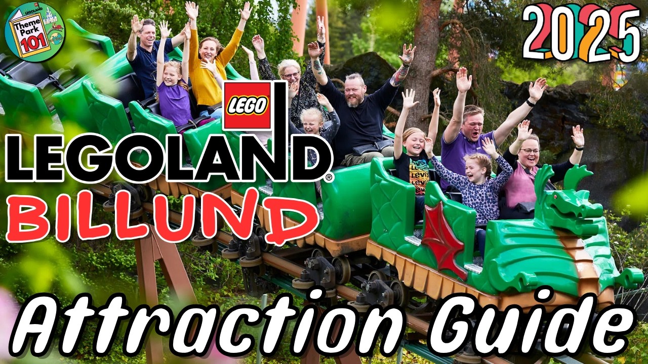 LEGOLAND Billund RIDES & ATTRACTIONS - 2025 - First & ORIGINAL Legoland in Denmark