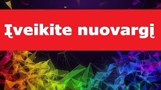 Kaip įveikti nuovargį ? Iš kur gauti jėgų ? Kaip tapti energingu ar energinga ? SUPER