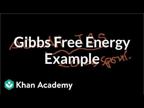 Gibbs Free Energy Example 