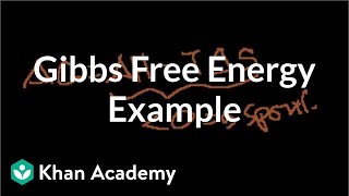 Gibbs Free Energy Example