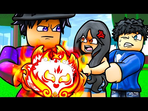 His GIRLFRIEND Got JEALOUS Of My EMPYREAN KITSUNE, Then This Happened... (Roblox Blox Fruits)