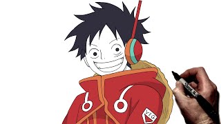 How To Draw Luffy (Egghead) | Step By Step | One Piece