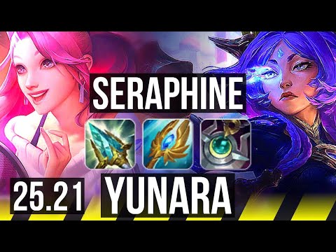 SERAPHINE & Senna vs YUNARA & Janna (ADC) | 7/3/19 | EUW Master | 25.21