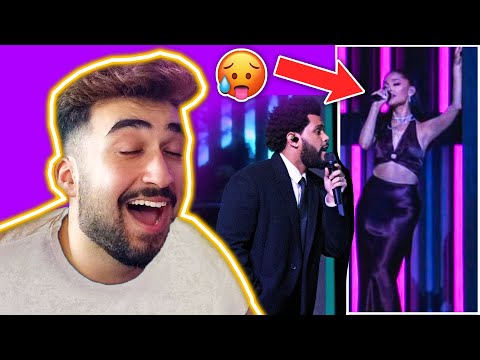 HORRIBLE SINGER Reacts to The Weeknd & Ariana Grande - Save Your Tears (Live at 2021 iHeartRadio)