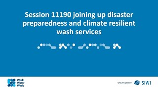 11190 joining up disaster preparedness and climate resilient wash services